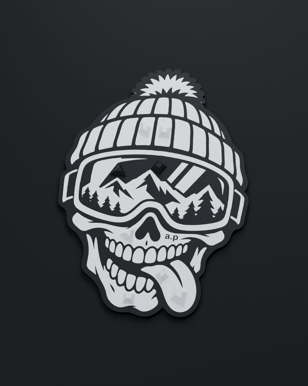 Стомпад Skull Rider для сноуборда
