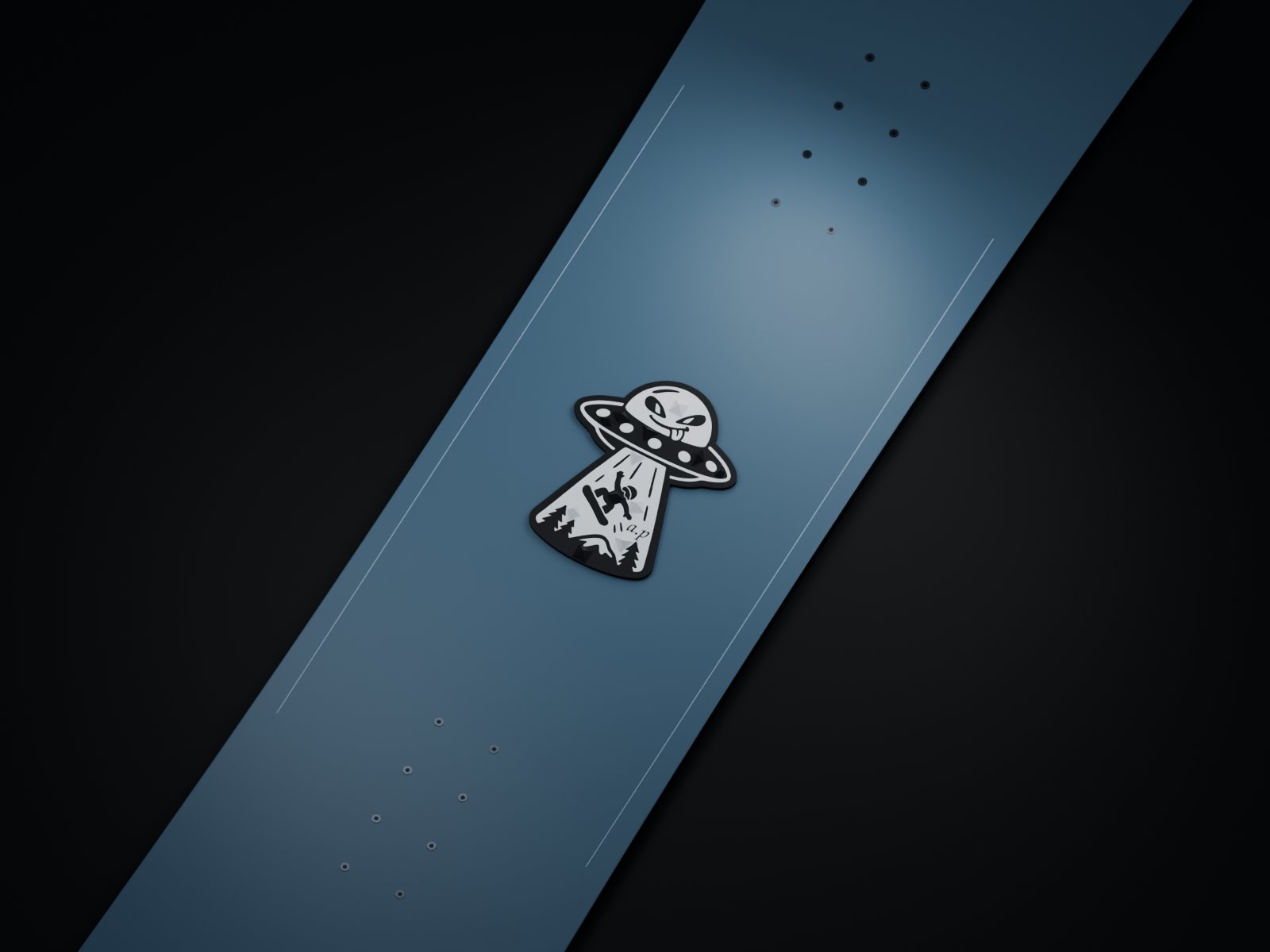 UFO на сноуборде